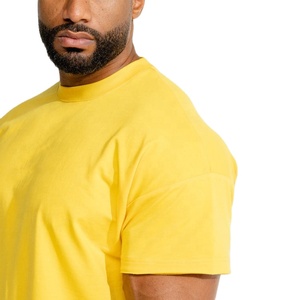 T-shirt de sport de gym pour hommes de qualité en gros 100% coton léger personnalisé coupe ajustée à manches courtes pour la musculation et la course à pied - Product Image 4