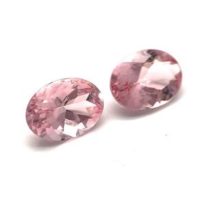 Venta al por mayor AAA calidad Natural Rosa melocotón morganita facetado ovalado 14x10 corte piedra preciosa suelta para joyería - Product Image 2