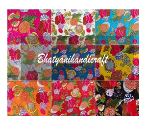 ชุดผ้าม่านผ้าฝ้าย100% ลายดอกไม้สำหรับตกแต่งชุดเครื่องนอนผ้าม่านหรือถุงเสื้อ-ตามลาน - Product Image 1