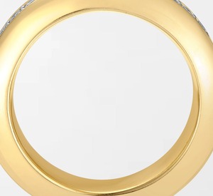 Bague classique Signature Sphere Diamond avec 36 diamants ronds cultivés en laboratoire, 0,88 carat GH-VS, en or jaune 18 carats, pour la création de bijoux - Product Image 2