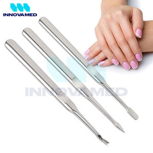 2025 recortador de cutículas removedor de uñas empujador para manicura removedor de piel muerta doble uso empujadores de cutículas de uñas de acero inoxidable - Product Image 6