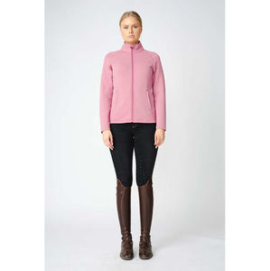 Chaqueta Ligera de Nailon y Felpa para Equitación, Cierre Completo, Dobladillo Elástico, Control de Humedad, Resistente al Viento y Transpirable - Product Image 3