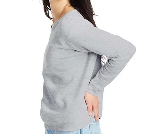 Sweat-shirt pour femme à logo personnalisé, devant super doux, couleur unie, 100% coton, imperméable, écologique, coupe ample - Product Image 5