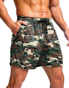 Summer Wholesale Custom <b>Men's</b> Gym <b>Shorts</b> <b>camo</b> Elastic Waist under armours Running <b>Shorts</b> with Hot Print all Sizes custom - Product Image 1
