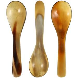 ชุดเครื่องใช้บนโต๊ะอาหาร3ชิ้นด้ามจับหัวแตรดีไซน์ใหม่เครื่องครัวแบบทำมือที่สมบูรณ์แบบเครื่องใช้บนโต๊ะอาหารสำหรับคาเฟ่ใช้ในบ้าน - Product Image 1