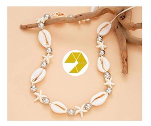 Collar de concha de perla blanca con diseño de encanto de estrella de mar Collar de concha de mar al por mayor para amantes de la playa Ofertas a granel de verano - Product Image 6