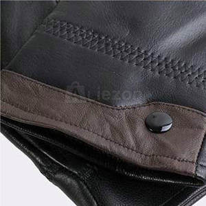 Genuine Leather <b>Gloves</b> For <b>Men</b> Soft Durable Warm Lining Perfect Leather <b>Gloves</b> For Driving Outdoor Use - Product Image 5
