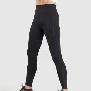 Leggings de Alta Calidad para Mujer, Logotipo Personalizado, Diseño Sólido, Cintura Alta, Pantalones de Spandex/Nailon, Secado Rápido, Transpirables - Product Image 4