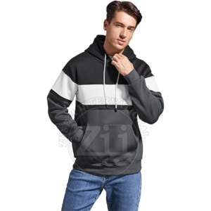 100% coton polaire hiver fermeture éclair hommes sweats à capuche et sweat-shirts Logo personnalisé lambrissé grande taille séchage rapide respirant - Product Image 4