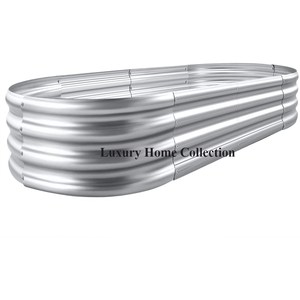 Most Fancy Unique Designer Galvanized Metal Luxury Look Pots and Planters With Rope Handles Garden Ware <b>Accessories</b> Supplies - Product Image 5