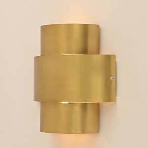 Modern Coastal Design Metal Iron Wall Sconce <b>Lamp</b> Dimmable Light 12 Inch Eco-friendly Halogen Bulbs Home <b>Office</b> Indoor Lighting - Product Image 2