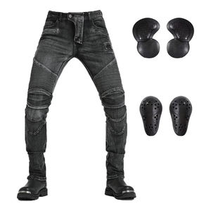 Vêtements de sport pour hommes de haute qualité 2025, pantalon en jean pour moto, couleur et logo personnalisés, taille plus, respirant - Product Image 1