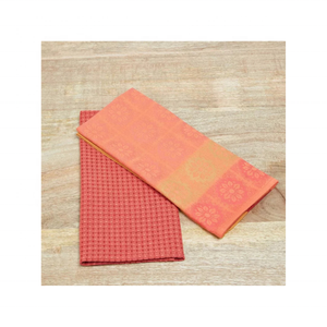 Customizable Handmade 100% Cotton Embroidered Solid Kitchen Towels <b>Biodegradable</b> Pack of Two Great for Modern Kitchens and Homes - Product Image 4