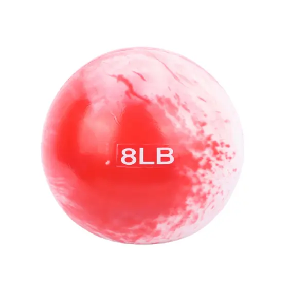 Hand-held Weighted Ball PVC soft sand filled marble design toning ball training fitness lifting medicine Ball