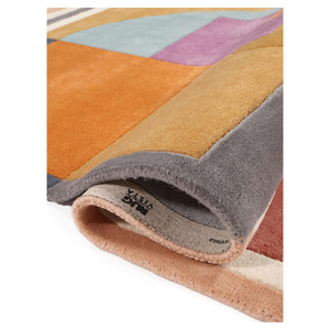 Meilleur tapis moderne de luxe en laine multicolore touffeté couloir chambre à coucher cuisine salon motif solide prière conception boucle de soie - Product Image 5