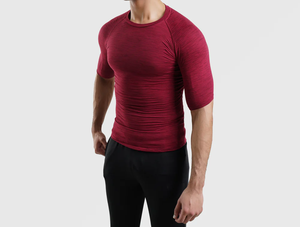Rashguard pour homme sur mesure OEM de haute qualité, manches longues, polyester/nylon, séchage rapide, respirant, tissu compressif, protection UV - Product Image 2