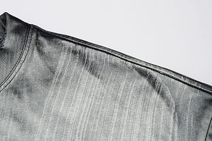 Camisetas de algodón 100% Vintage Wash para hombre, camisetas informales de gran tamaño ajustadas y lavadas con ácido para hombre - Product Image 4