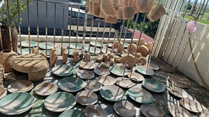 แผ่นแขวนผนังหญ้าทะเลธรรมชาติสำหรับโรงงานส่งออก - Product Image 2