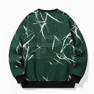 เสื้อสเวตเชิ้ตผู้ชายเนื้อหนา ผ้าฝ้ายอุ่น สวมใส่สบาย ทรงหลวม ใส่ลำลอง ออกกำลังกาย ฟิตเนส กิจกรรมกลางแจ้ง ใส่ได้ทุกวัน - Product Image 2