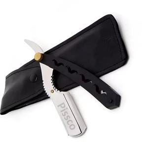 มีดโกนที่โกนหนวดเหล็กพับได้โกนหนวดด้วยมือเครื่องมือกำจัดขนมีดโกนตรง - Product Image 6