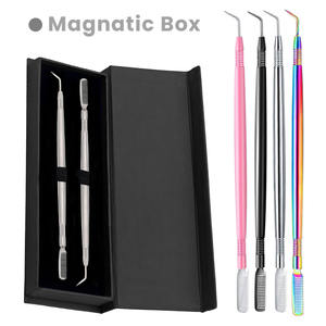 Black Plasma Pointed Lash Lift Tool Stainless Steel <b>Eyelash</b> <b>Separator</b> Tool with Comb <b>Eyelash</b> Extension Lifting Tool by Bahasa - Product Image 6