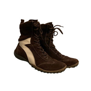 Chaussures de boxe de lutte de vitesse de gym respirantes en cuir véritable pur sur mesure de qualité professionnelle pour hommes - Product Image 2