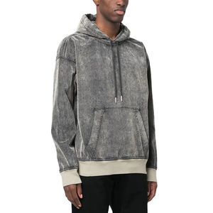Offre Spéciale nouveauté Style Unique bases coton mélangé hommes pierre lavé sweats à capuche matériau Durable pierre lavé sweats à capuche - Product Image 5