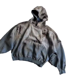 Sudaderas con Capucha de Invierno de Primera Calidad, 100% Algodón Orgánico, Forro Polar Ecológico, Transpirable, Grueso, Informal, con Bolsillo - Product Image 3