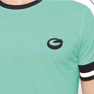 Camisetas ajustadas para hombre con logotipo personalizado, transpirables y cómodas, de algodón/fibra de bambú disponible a granel - Product Image 5