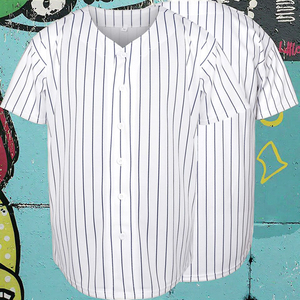 2025 maillot de baseball anti-boulochage à séchage rapide en polyester 100% par sublimation de logo personnalisé maillot de baseball pour hommes à impression solide de 140 grammes - Product Image 2