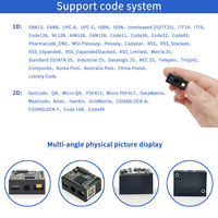 ECOdesky EMT8096 1D 2D PDF417 Escáner Lector de código de barras de código QR Motor de código de barras de tamaño pequeño para máquina Pos