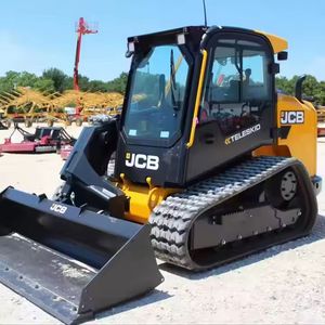Used JCB 205T Tractor Loader Front and Backhoe Mini Log Loader with Crawler Original Skid <b>Steer</b> Mini Loader for Sale - Product Image 5