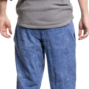 Pantalon en coton premium coupe décontractée et droite, délavé à l'acide, pour homme – Élégant, décontracté, respirant, léger et confortable pour le quotidien - Product Image 5
