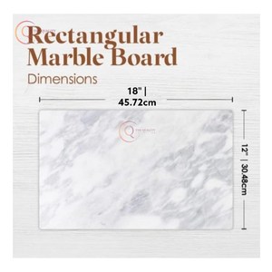 Bloc à découper en marbre blanc pur rectangulaire de luxe fait à la main ustensiles de cuisine attrayants vaisselle prix compétitif planche à découper - Product Image 3