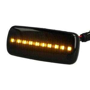 ชุดไฟเครื่องหมายด้านข้าง LED แบบไดนามิกพร้อมเลนส์ควันสำหรับ200ไครสเลอร์300ดอดจ์เจอร์จี๊ปเข็มทิศ-รถยนต์และรถจักรยานยนต์/ - Product Image 3