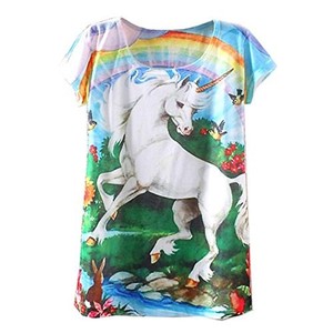 Robe T-shirt décontractée et tendance pour femme, imprimée sur mesure, coupe ajustée, écologique, à manches courtes et col rond, en tissu tricoté 100 % coton, idéale pour l'été - Product Image 1