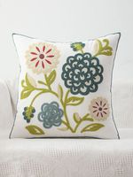 Viereckige kissen mit bestickten motiven werden im wohnzimmer verwendet schlafzimmer sofas liege und autositze
