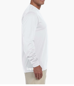 Men's Moisture-Wicking Long-Sleeve T-Shirt 100% polyester knit Imported Pull On closure <b>Machine</b> Wash Cheap Stock Fashion - Product Image 3