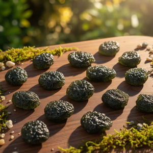 พลอยโมลดาวิทสีเขียวธรรมชาติคุณภาพสูงสุด เกรดท็อป สำหรับเครื่องประดับงานแต่งงาน ลด 20% และของขวัญปีใหม่ - Product Image 1