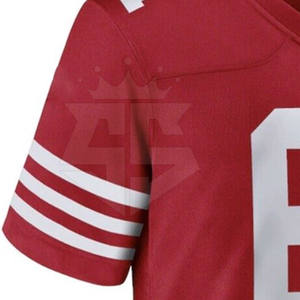 Bajo MOQ Diseña tu propio jersey de fanático del fútbol americano Ropa deportiva Nuevo diseño Jersey de fanático del fútbol americano - Product Image 5