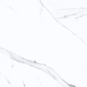 Nouveauté, porcelaine polie aspect marbre émaillée blanche de conception spéciale 600x600mm pour restaurant - Product Image 2