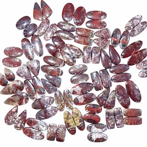 Natural Crazy Lace Agate par de piedras preciosas sueltas proveedor India precio al por mayor de alta calidad cabujón par de piedras preciosas fabricación de joyas - Product Image 6