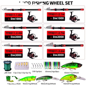 ORJD canna <span class=keywords><strong>da</strong></span> <span class=keywords><strong>pesca</strong></span> e mulinello Mini canna telescopica portatile + mulinello <span class=keywords><strong>da</strong></span> <span class=keywords><strong>pesca</strong></span> esca attrezzatura kit <span class=keywords><strong>regalo</strong></span> - Product Image 2