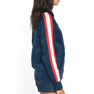 Chaquetas cortavientos ligeras con capucha para mujer, cremallera impermeable con mangas raglán, jersey de tela estampado totalmente personalizable - Product Image 4