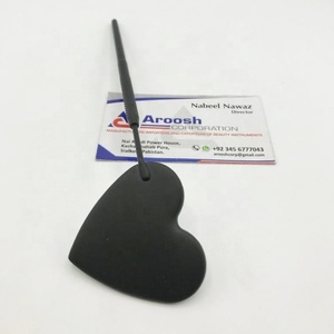 Vente en gros, marque distributeur, extension de cils en forme de cœur, miroir, enduit noir, pince à épiler à pointe pointue pour sourcils - Product Image 1