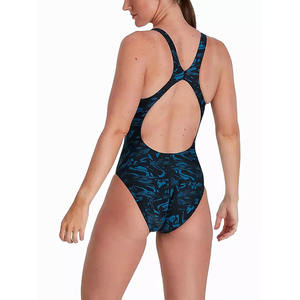 Traje de Baño de una Pieza de Malla Transpirable con Textos Personalizados, Traje de Baño de Spandex para Mujer, Ropa de Playa - Product Image 4