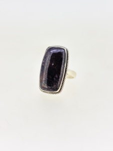 New Design Solid 925 Sterling <b>Silver</b> <b>Men</b> Women Minimalist Bezel Setting Natural Dinosaur Bone Cabochon Gemstone <b>Rings</b> for Party - Product Image 2