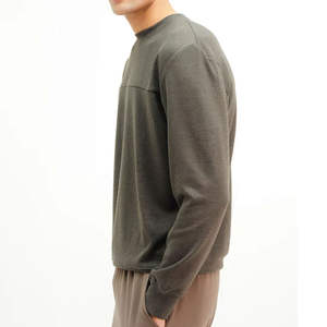 2025 Men's Classic O-Neck Embroidered Winter <b>Fleece</b> <b>Sweatshirts</b> Fashionable 100% Cotton with Customized Design Logo Men Hoodies - Product Image 3