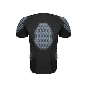 T-shirt de compression respirant à manches courtes unisexe de qualité supérieure, imprimé, rembourré, avec logo personnalisé, pour l'entraînement - Product Image 2