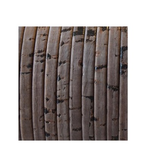 Cordón de cuero de corcho marrón antiguo de 5x2mm, venta al por mayor, correas de cuerda, cuerda para fabricación de joyas, collares, accesorios artesanales DIY, componentes - Product Image 1